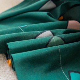 Mittatilaustyönä Tehty Puuvillaverho, Pohjoismaiseen Tyyliin, Sydänkuvioitu