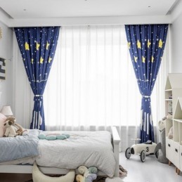 Puuvillaverho Mittatilaustyönä, Lasten Tyylinen Jääkarhukuvioinen Verho