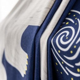 Puuvillaverho Mittatilaustyönä, Lasten Tyylinen Jääkarhukuvioinen Verho