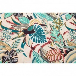 Mittatilaustyönä Tehty Amerikkalaistyylinen Puuvillaverho, Kasvikuvioitu