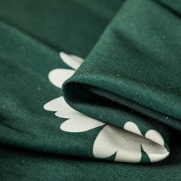 Mittatilaustyönä Tehty Puuvillaverho Kukkakuviolla, Pohjoismaiseen Tyyliin