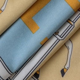 Lasten Puuvillaverhot, Valkoinen Hevoskuvio