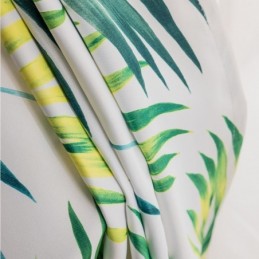 Mittatilaustyönä Tehty Verho, Pohjoismaiseen Tyyliin Lehtikuvioitu Verho