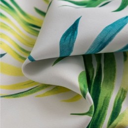 Mittatilaustyönä Tehty Verho, Pohjoismaiseen Tyyliin Lehtikuvioitu Verho