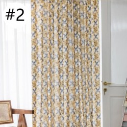 Mittatilaustyönä Valmistettu Puuvillaverho, Pohjoismaiseen Tyyliin Painettu Verho