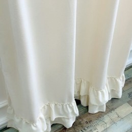 Yksiväriset Liitoschenille-Verhot Pohjoismaiseen Tyyliin Olohuoneeseen Ja Makuuhuoneeseen