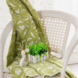 Puuvillainen Pimennysverho Mittatilaustyönä, Viiniköynnöskirjailtu, Pohjoismainen Tyyli, Olohuoneeseen, Makuuhuoneeseen