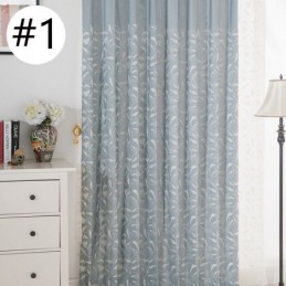 Puuvillainen Pimennysverho Mittatilaustyönä, Viiniköynnöskirjailtu, Pohjoismainen Tyyli, Olohuoneeseen, Makuuhuoneeseen