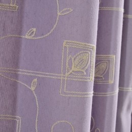 Puuvillainen Pimennysverho Mittatilaustyönä, Pohjoismaiseen Tyyliin, Kirjailtu, Olohuoneeseen, Makuuhuoneeseen