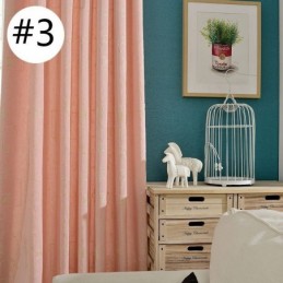 Puuvillainen Pimennysverho Mittatilaustyönä, Pohjoismaiseen Tyyliin, Kirjailtu, Olohuoneeseen, Makuuhuoneeseen