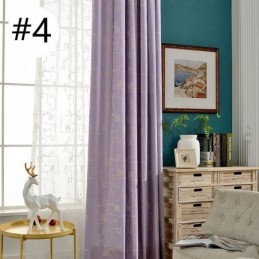 Puuvillainen Pimennysverho Mittatilaustyönä, Pohjoismaiseen Tyyliin, Kirjailtu, Olohuoneeseen, Makuuhuoneeseen