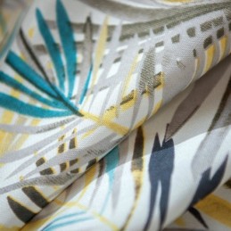 Puuvillaverhot Amerikkalaistyylisillä Värikkäillä Banaaninlehdillä