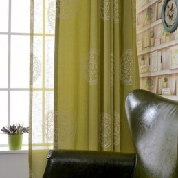 Puuvillainen Kirjailtu Verho Mittatilaustyönä Tehty Verho Pohjoismainen Pimennys Olohuoneeseen Makuuhuoneeseen