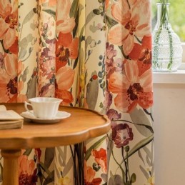 Chevron-Verhot Amerikkalaisella Kukkakuviolla