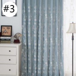 Kasveilla Kirjailtu Verho Mittatilaustyönä Tehty Verho Pohjoismaiseen Tyyliin Puuvillaa Olohuoneeseen Makuuhuoneeseen