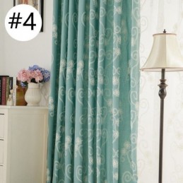 Kasveilla Kirjailtu Verho Mittatilaustyönä Tehty Verho Pohjoismaiseen Tyyliin Puuvillaa Olohuoneeseen Makuuhuoneeseen