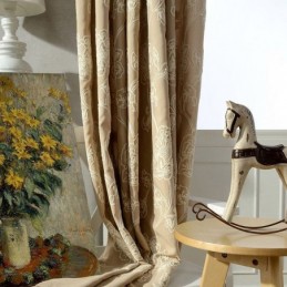 Puuvillainen Pellavainen Pimennysverho Mittatilaustyönä Tehty Verho Pohjoismainen Kukkakuvioinen Kirjailtu Olohuoneeseen Makuuhuoneeseen