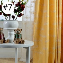 Mittatilaustyönä Tehty Pimennysverho, Kasvikirjailtu, Olohuoneeseen, Makuuhuoneeseen