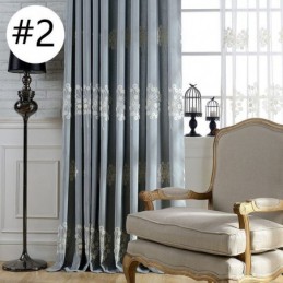 Puuvillainen Pimennysverho Mittatilaustyönä Tehty Verho, Pohjoismainen Voikukkakuvio, Kirjailtu Olohuoneeseen, Makuuhuoneeseen