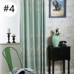 Mittatilaustyönä Tehty Pohjoismainen Kasvibrodeerattu Verho Olohuoneeseen Ja Makuuhuoneeseen