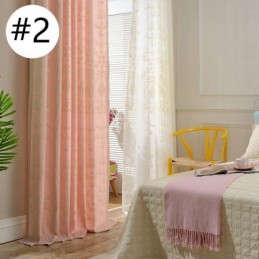 Eurooppalainen Puuvillainen Pimennysverho Mittatilaustyönä Tehty Verho Kukkakirjailtu