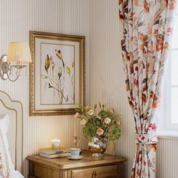 Kasvikuvioinen Verho Mittatilaustyönä, Lämpöä Eristävät Pimennysverhot Olohuoneeseen, Makuuhuoneeseen