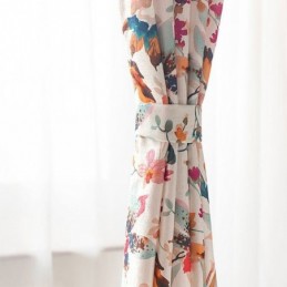 Kasvikuvioinen Verho Mittatilaustyönä, Lämpöä Eristävät Pimennysverhot Olohuoneeseen, Makuuhuoneeseen