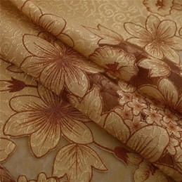 Klassinen Voile-Verho Mittatilaustyönä, Upea Kukkakuvioinen Jacquard-Verho, Maalaistyylinen Verhopaneeli