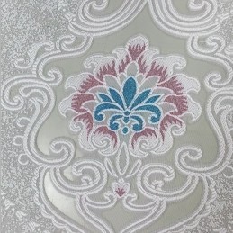 Kirjailtu Pimennysverho Mittatilaustyönä Tehty Verho Eurooppalaistyylinen Kukkakuvioinen Ikkunaverho Olohuoneeseen