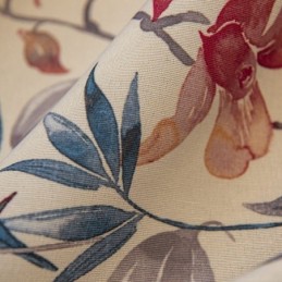 Mittatilaustyönä Valmistettu Amerikkalainen Polypuuvillaverho, Kasveilla Painetut Pimennysverhot