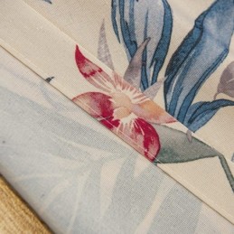 Mittatilaustyönä Valmistettu Amerikkalainen Polypuuvillaverho, Kasveilla Painetut Pimennysverhot