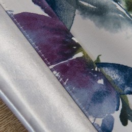 Mittatilaustyönä Tehty Verho, Kukkakuvioinen, Amerikkalaistyylinen, Puolipimennysverhot