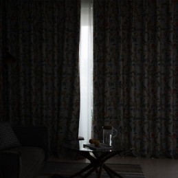 Painetut Verhot, Amerikkalaiset Kasvit Ja Linnut, Pimennysverhot