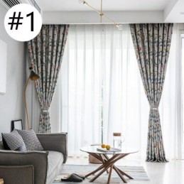 Painetut Verhot, Amerikkalaiset Kasvit Ja Linnut, Pimennysverhot