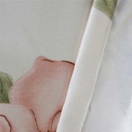 Vaaleanpunainen Pioniverho, Mittatilaustyönä Tehty Verho, Yksinkertainen Maaseudun Painatus, Makuuhuoneen Olohuoneen Kangas