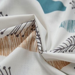 Kontrastivärinen Huonetta Tummentava Verho Mittatilaustyönä Tehty Verho Ympäristönsuojeluun Tarkoitettu Lehtikuvioinen Pimennysverho