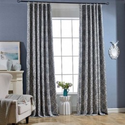 Retro-Verho Mittatilaustyönä Tehty Verho Eurooppalaistyylinen Kirjonta Makuuhuoneeseen