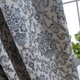 Retro-Verho Mittatilaustyönä Tehty Verho Eurooppalaistyylinen Kirjonta Makuuhuoneeseen