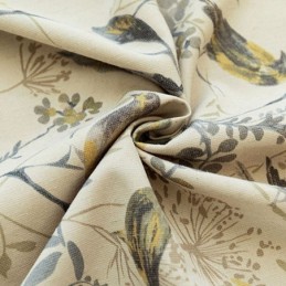 Pohjoismainen Pellavainen Pimennysverho Mittatilaustyönä, Kasvikuvioinen Verho Olohuoneeseen, Makuuhuoneeseen