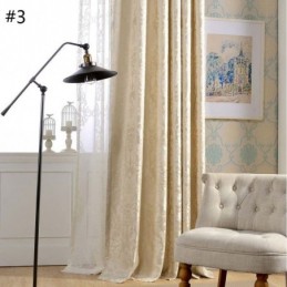 Eurooppalainen Max-Pimennysverho, Mittatilaustyönä Tehty, Ylellinen Damaskoksen Jacquard-Makuuhuoneen Verho