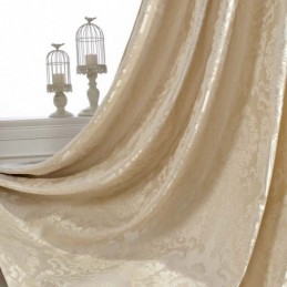 Eurooppalainen Max-Pimennysverho, Mittatilaustyönä Tehty, Ylellinen Damaskoksen Jacquard-Makuuhuoneen Verho