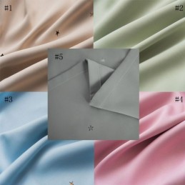 Moderni Luova Verho Mittatilaustyönä Tehty Verho, Yksivärinen Ontto Tähti