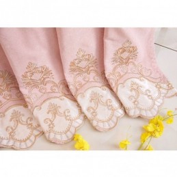 Chenille-Pimennysverho, Mittatilaustyönä Tehty, Eurooppalaistyylinen Kukkakirjonta Olohuoneeseen, Makuuhuoneeseen