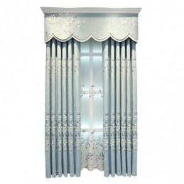 Pimennysverho Mittatilaustyönä Tehty Verho Pohjoismaiseen Tyyliin Kasvikirjonta Olohuoneeseen Makuuhuoneeseen