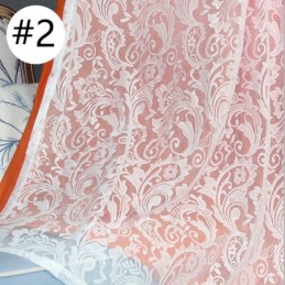 Pohjoismaiseen Tyyliin Tehty Pimennysverho, Mittatilaustyönä Tehty, Kasvikuvioinen Jacquard-Kangas, Lankaa, Integroitu