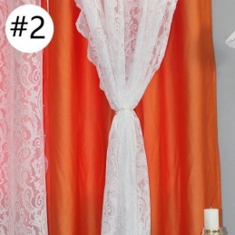 Pohjoismaiseen Tyyliin Tehty Pimennysverho, Mittatilaustyönä Tehty, Kasvikuvioinen Jacquard-Kangas, Lankaa, Integroitu