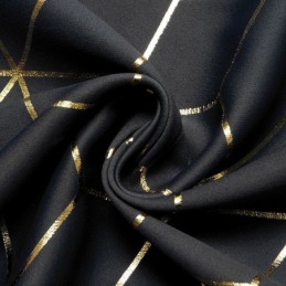 Pimennysverho Mittatilaustyönä Tehty Verho Geometrinen Pronssiväri Pohjoismainen Tyyli Olohuoneeseen Makuuhuoneeseen