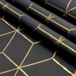 Pimennysverho Mittatilaustyönä Tehty Verho Geometrinen Pronssiväri Pohjoismainen Tyyli Olohuoneeseen Makuuhuoneeseen