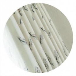 Pimennysverhot Pohjoismaisella Höyhenkuviolla Olohuoneeseen Ja Makuuhuoneeseen