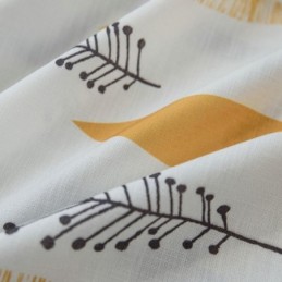 Ympäristönsuojelu Pimennysverho Mittatilaustyönä Tehty Verho Amerikkalaistyylinen Lehtipainatushuoneen Tummentava Makuuhuone